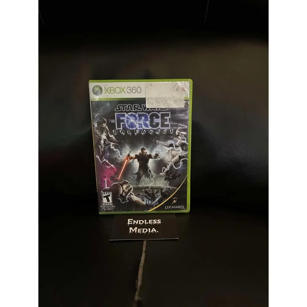 Star Wars The Force Unleashed Microsoft Xbox 360 Box only Video‎ Game